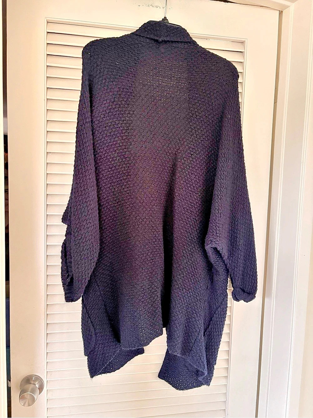 Cardigan Blue Open Front - Picture 2 of 2